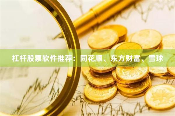 杠杆股票软件推荐：同花顺、东方财富、雪球